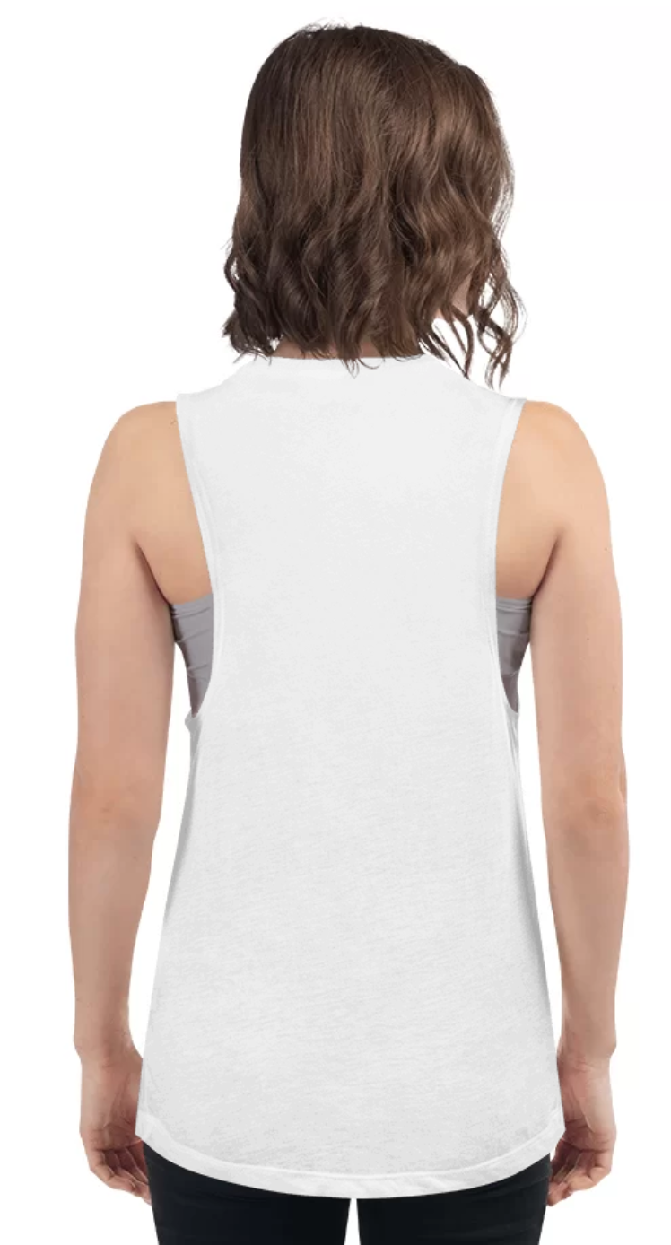 Faith can move mountains | Matthew 17:20 | Ladies’ Muscle Tank