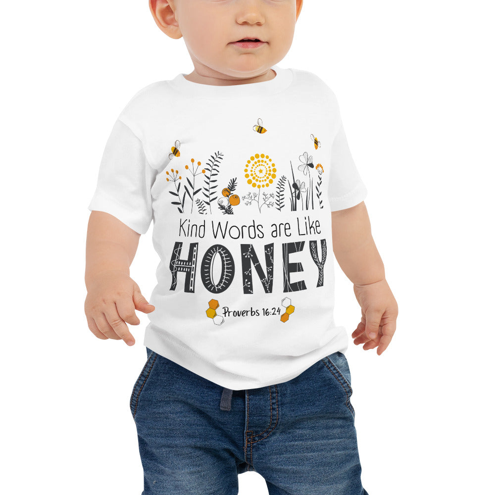 Baby Tee | Kind Words are Like HONEY | Proverbs 16:24