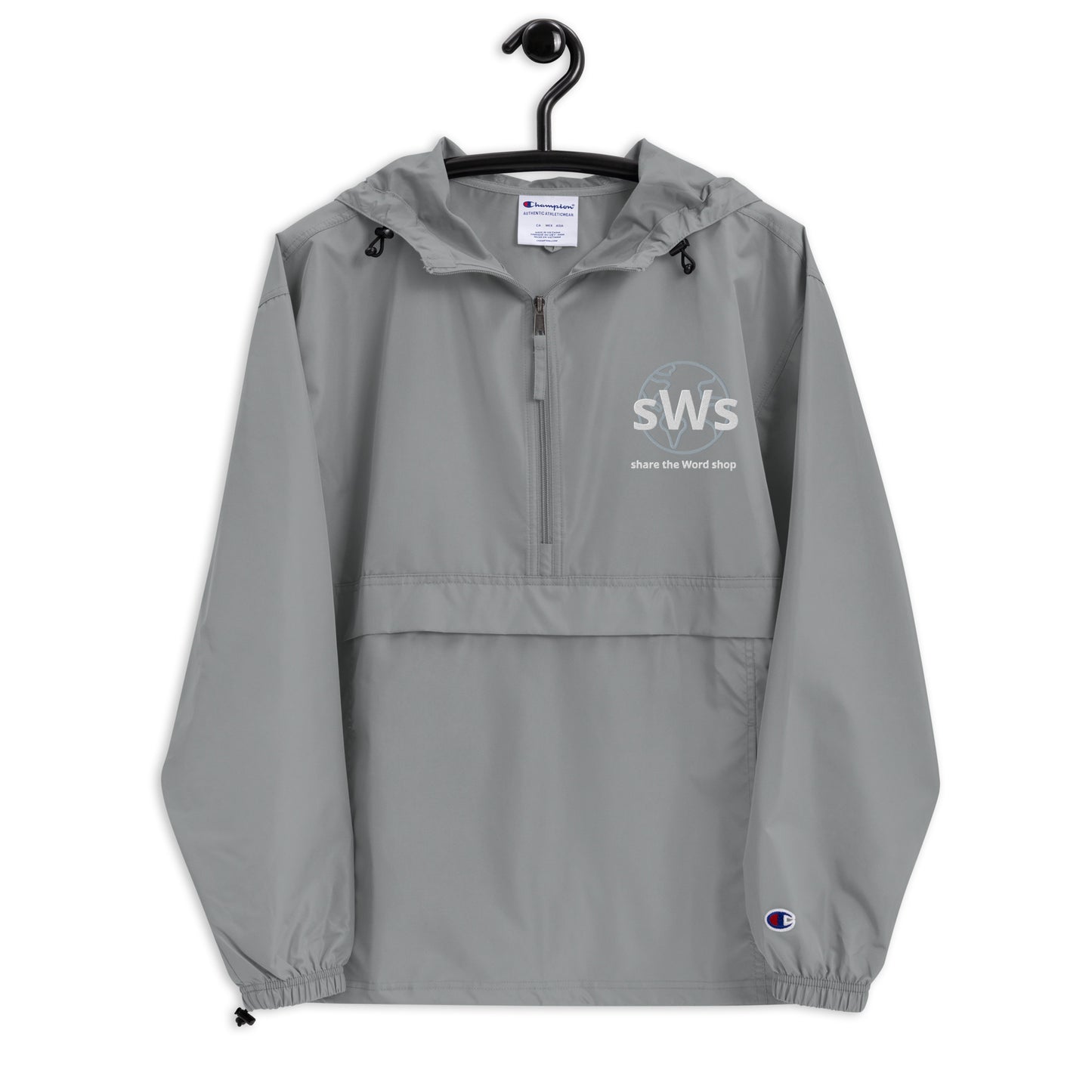 sWs | share the Word shop | Embroidered Champion Packable Jacket