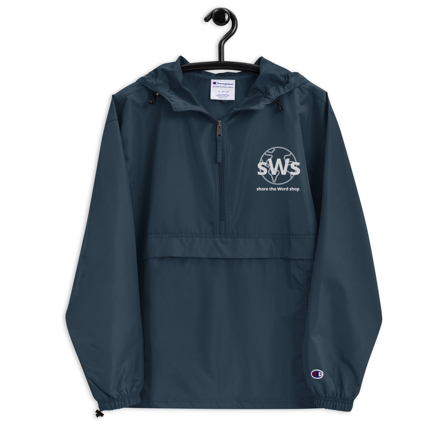 sWs | share the Word shop | Embroidered Champion Packable Jacket