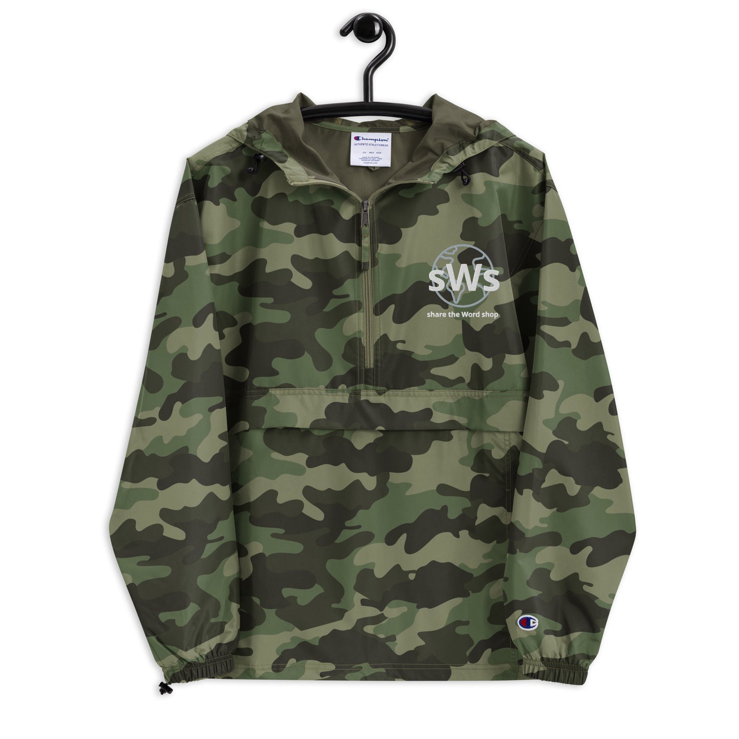 sWs | share the Word shop | Embroidered Champion Packable Jacket