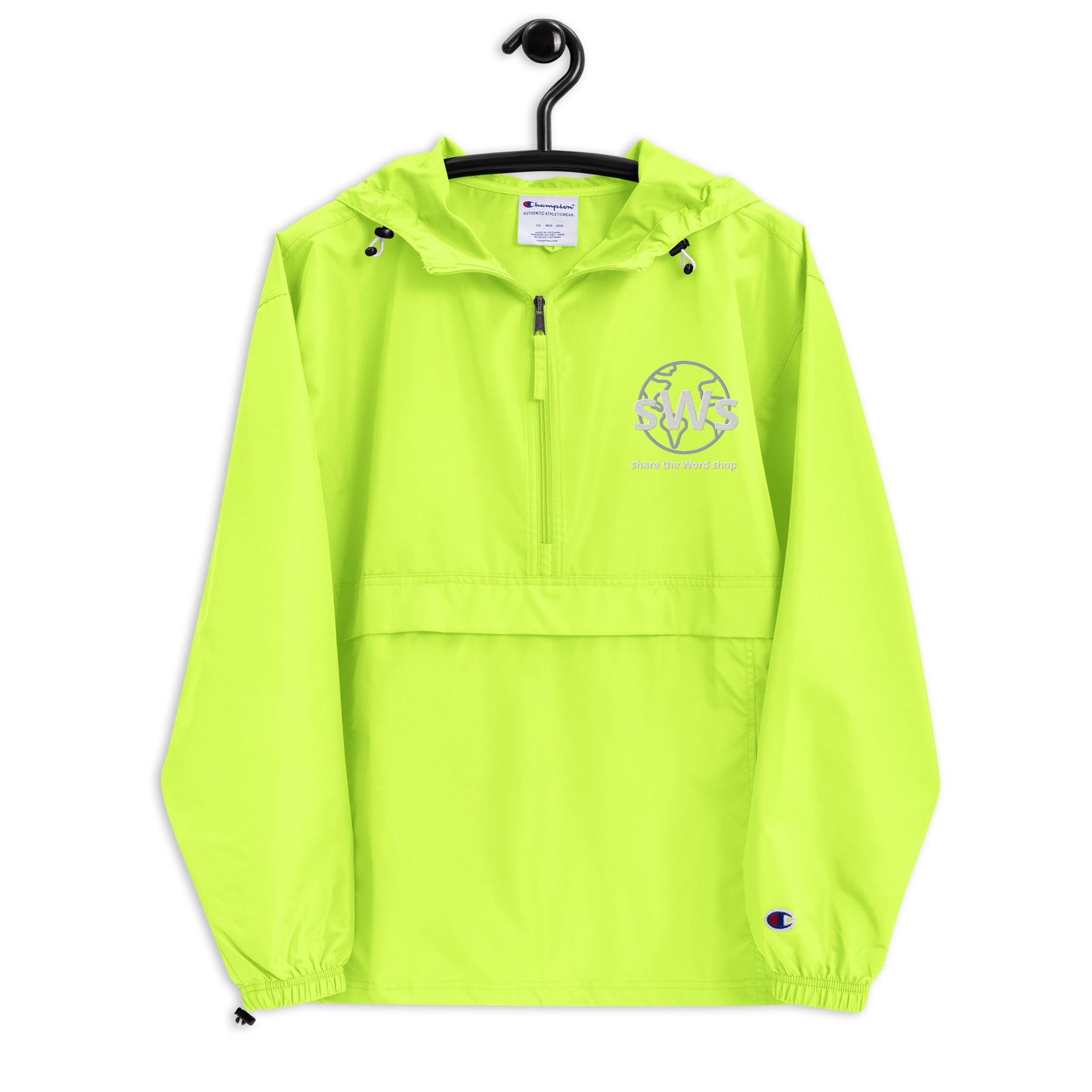 sWs | share the Word shop | Embroidered Champion Packable Jacket