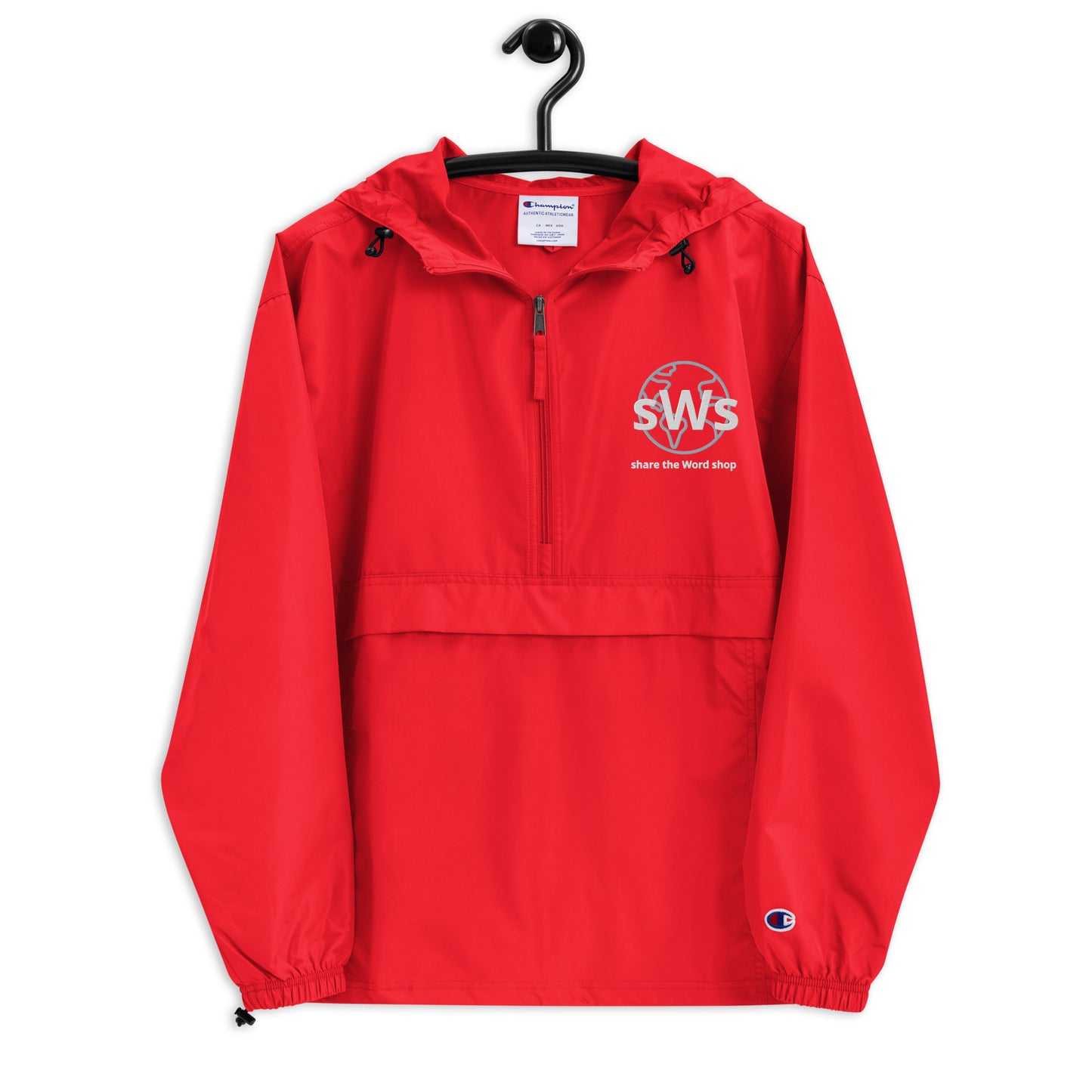 sWs | share the Word shop | Embroidered Champion Packable Jacket