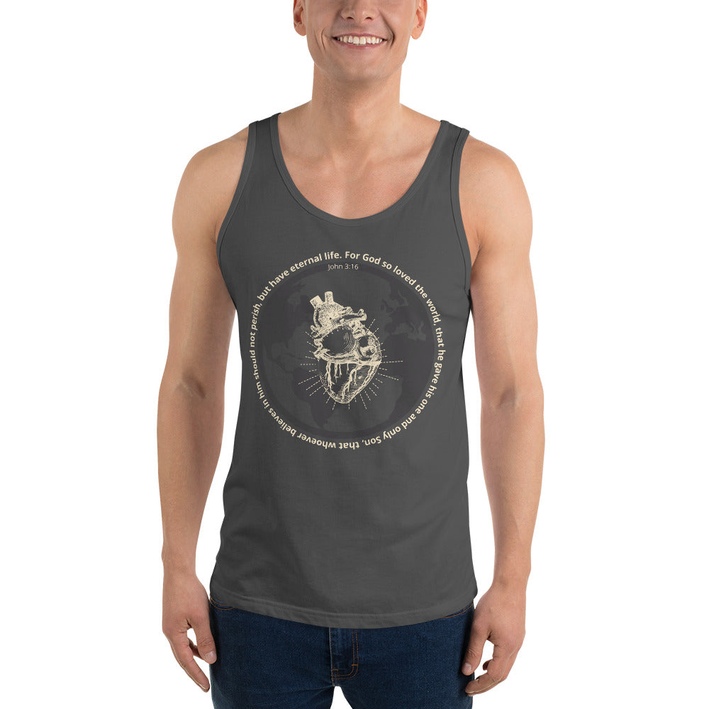 Men's Tank Top | God so loved the world | John 3:16