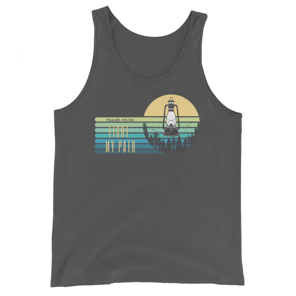 Light my path | Psalms 119:105 | Men's Tank Top