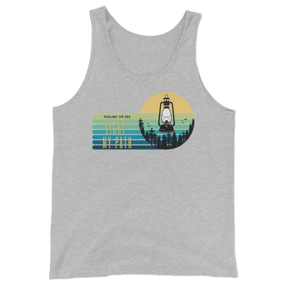 Light my path | Psalms 119:105 | Men's Tank Top