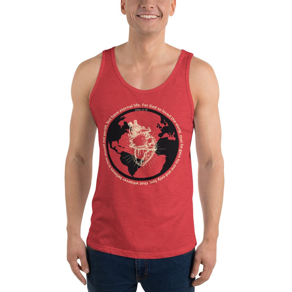 Men's Tank Top | God so loved the world | John 3:16