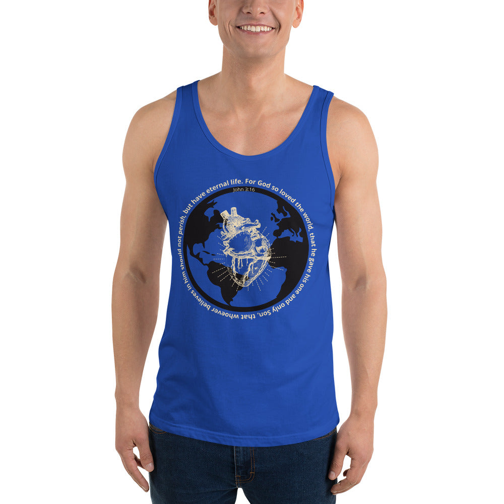 Men's Tank Top | God so loved the world | John 3:16