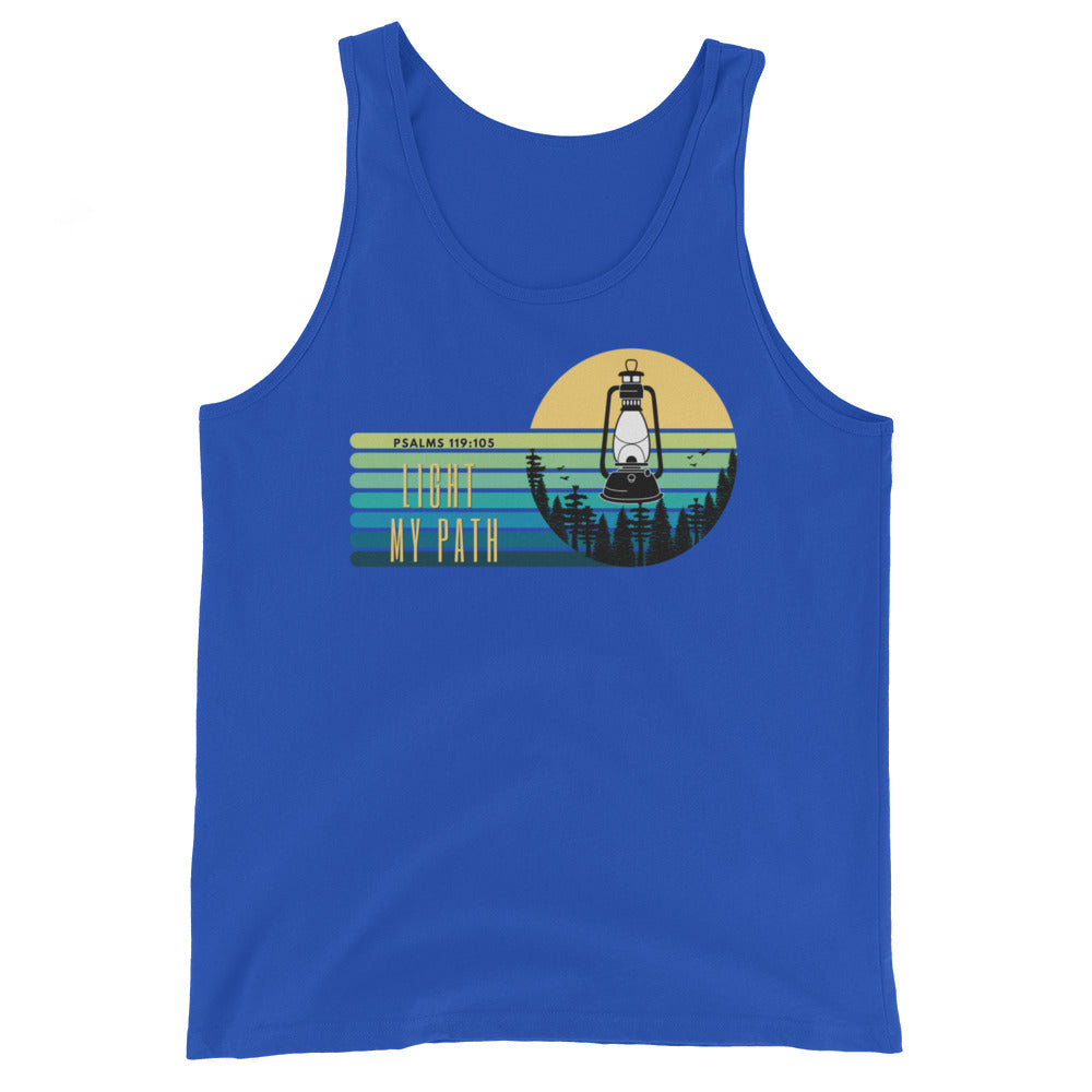 Light my path | Psalms 119:105 | Men's Tank Top