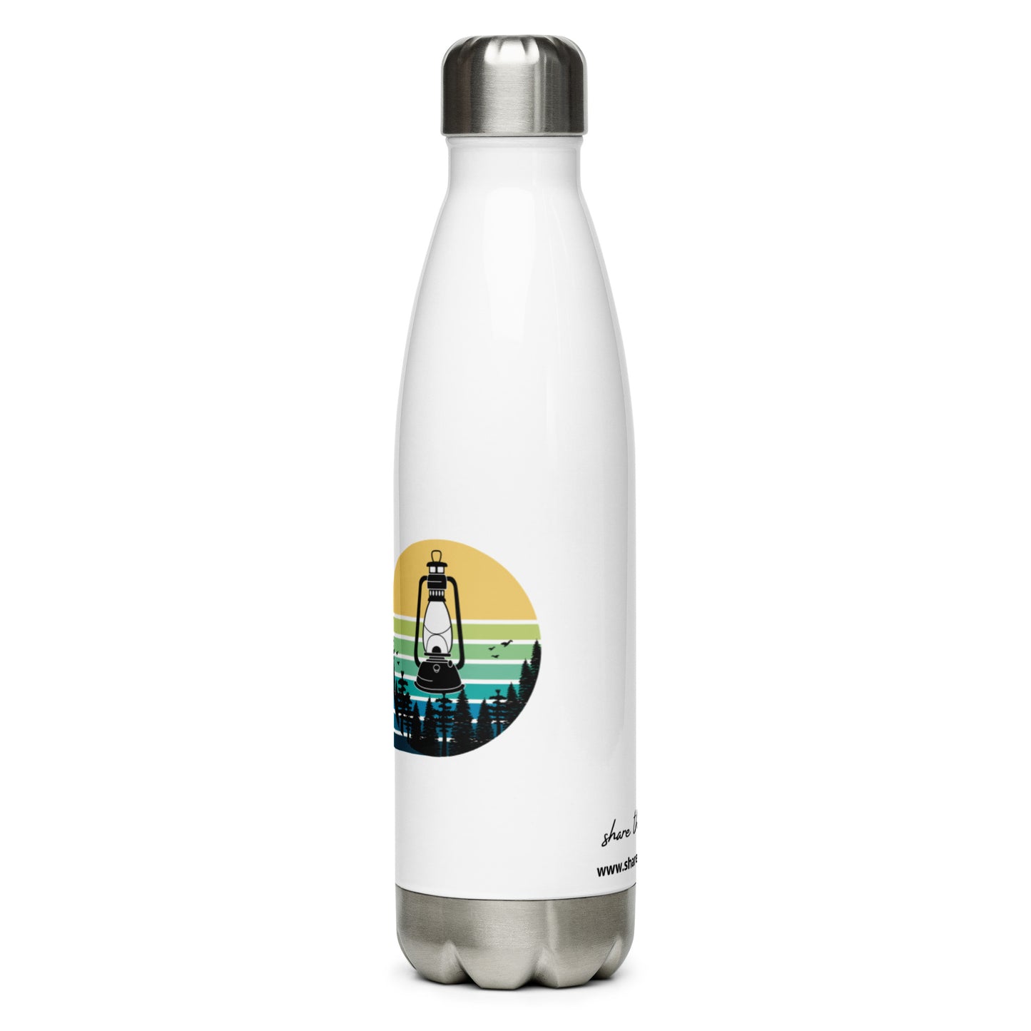 Light my path | Psalms 119:105 | Stainless Steel Water Bottle