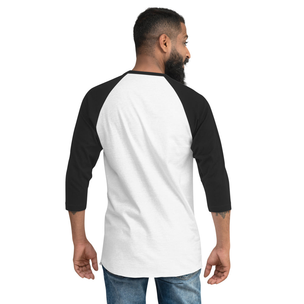 Men's 3/4 sleeve shirt | Mightier than the waves | Psalm 93:4