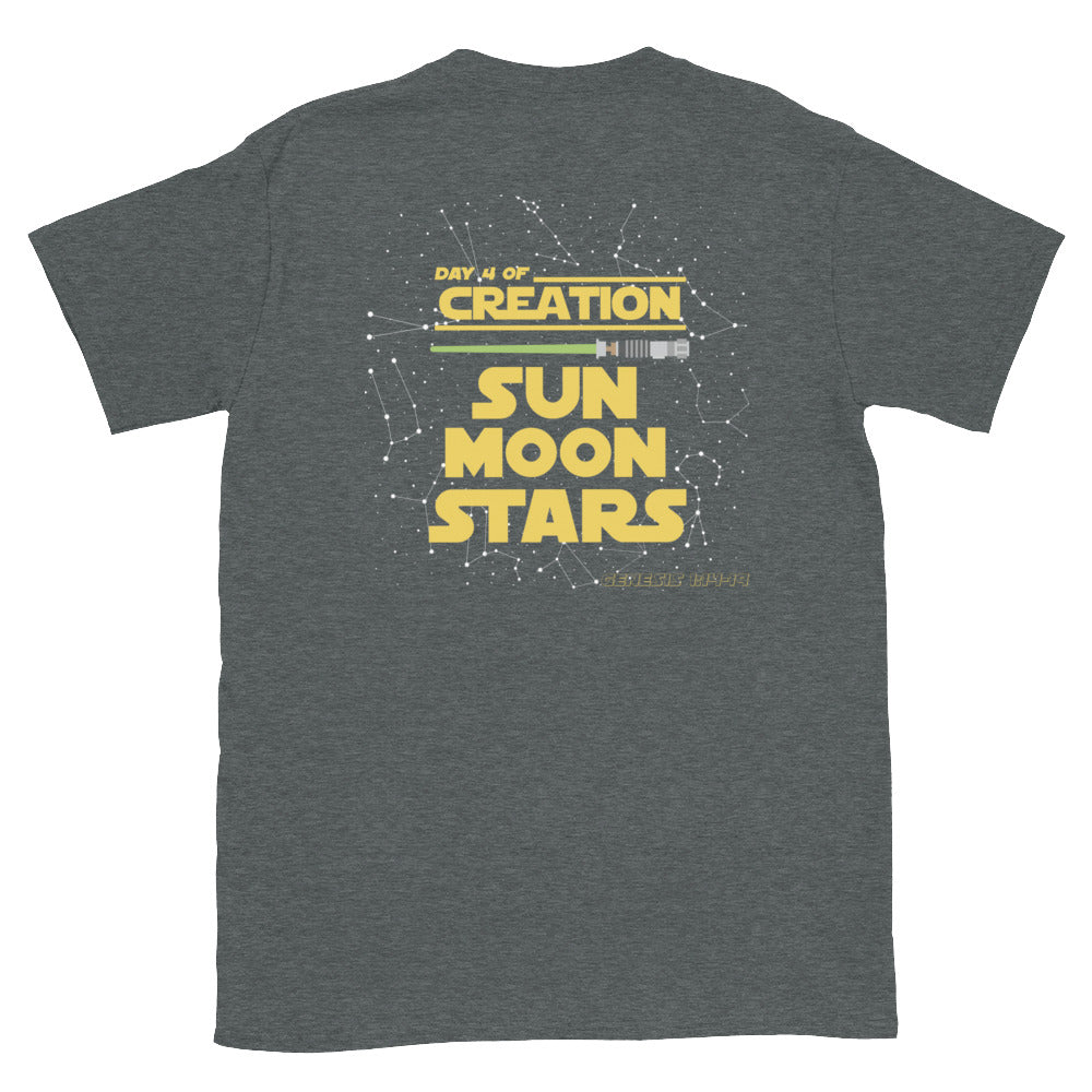 Green Lightsaber | Day4 of Creation | Genesis 1: 14-19 | Men's T-shirt