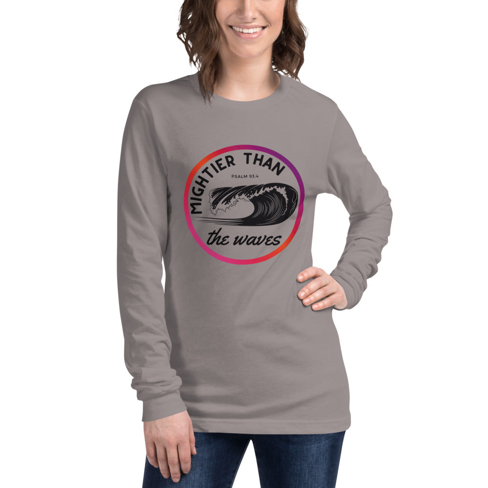 Women's Long Sleeve | Mightier than the waves | Psalm 93:4