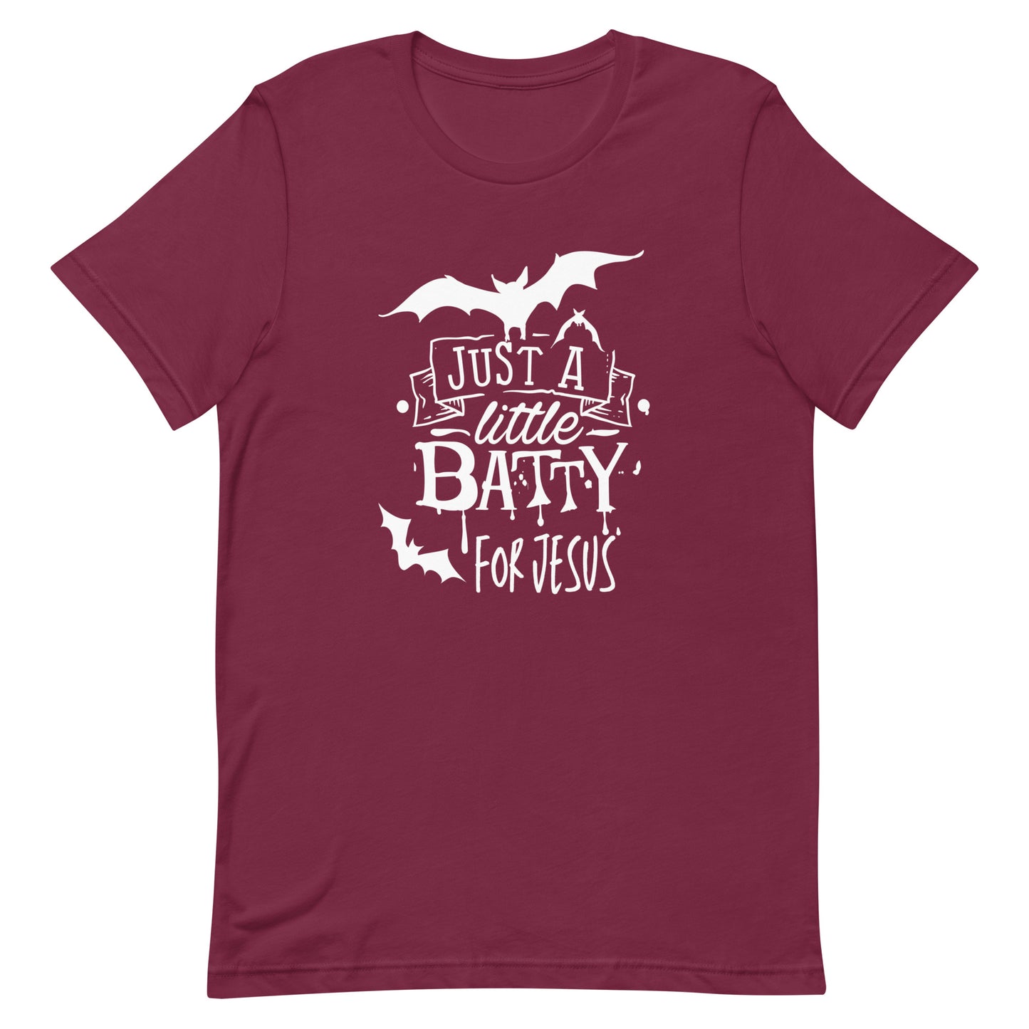 Halloween t-shirt | Just a little batty for Jesus