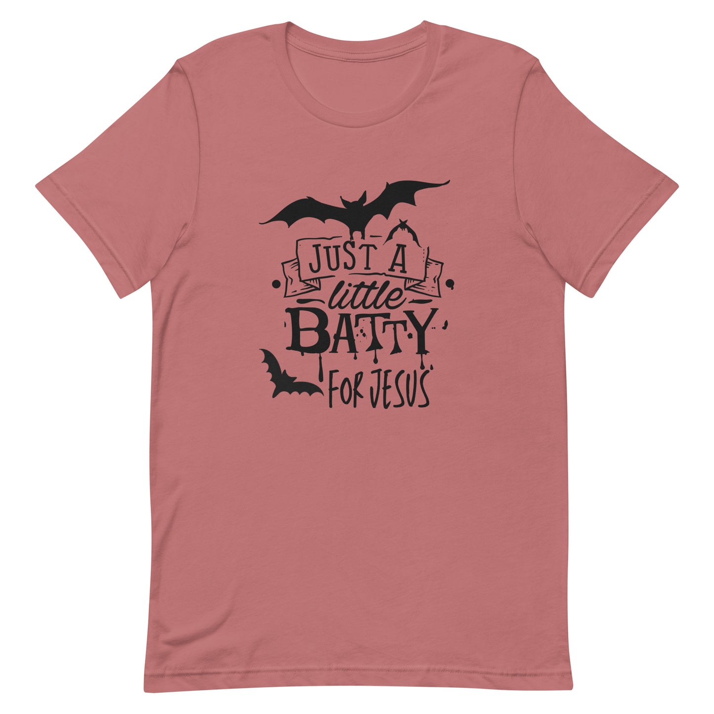 Halloween t-shirt | Just a little batty for Jesus