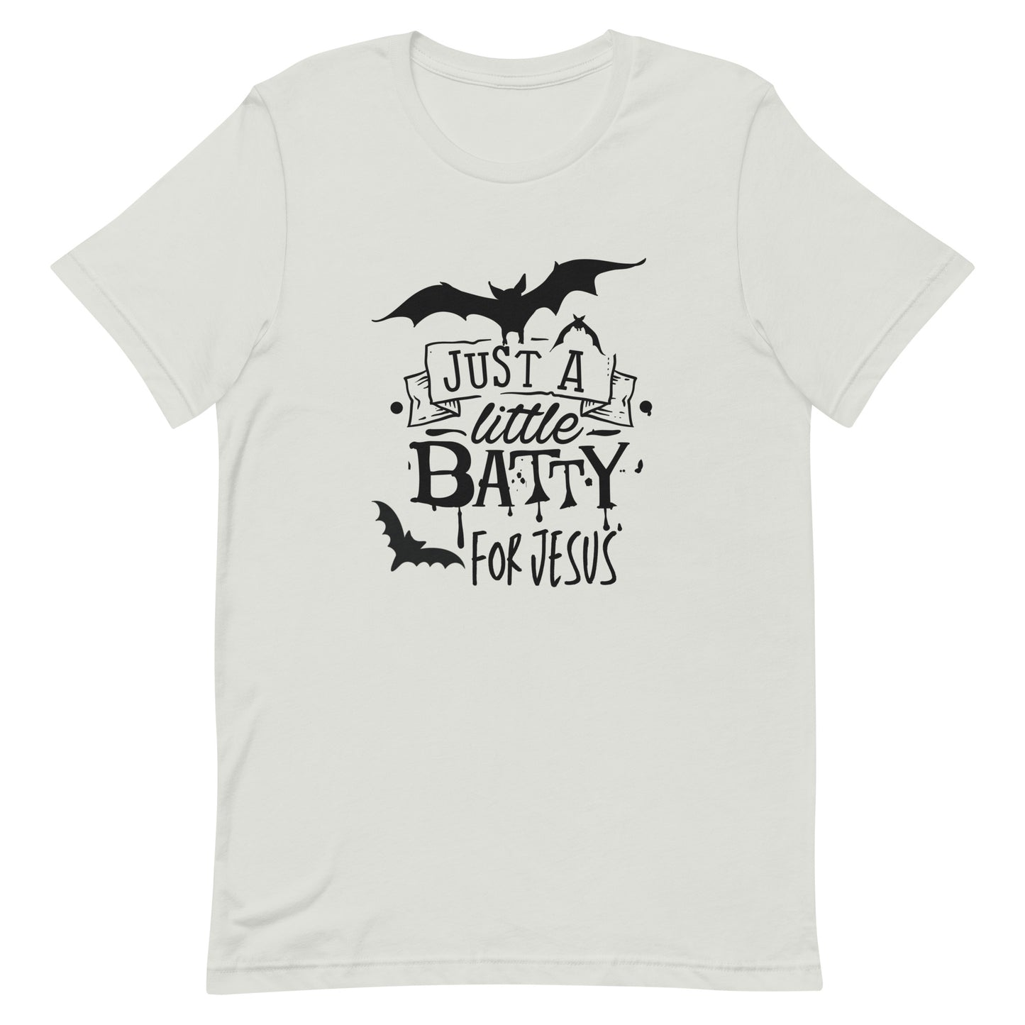 Halloween t-shirt | Just a little batty for Jesus