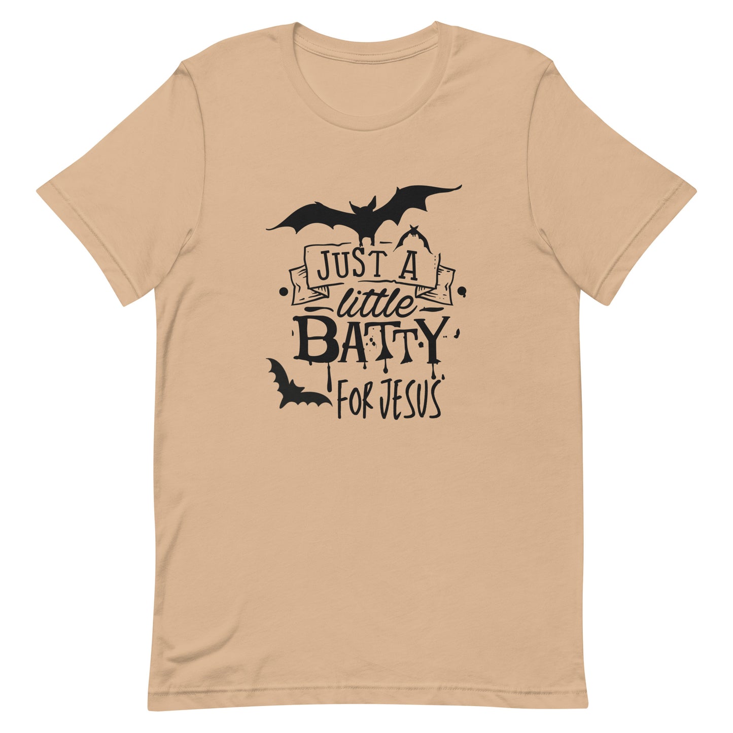 Halloween t-shirt | Just a little batty for Jesus