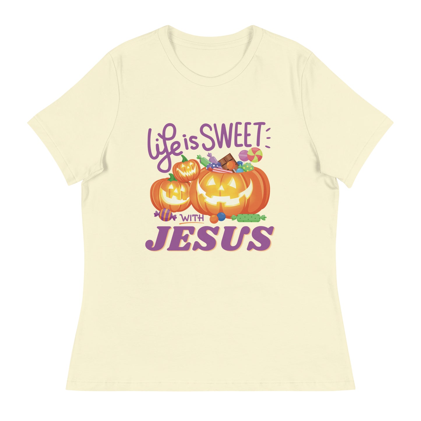 Women's T-Shirt | Life is sweet with Jesus