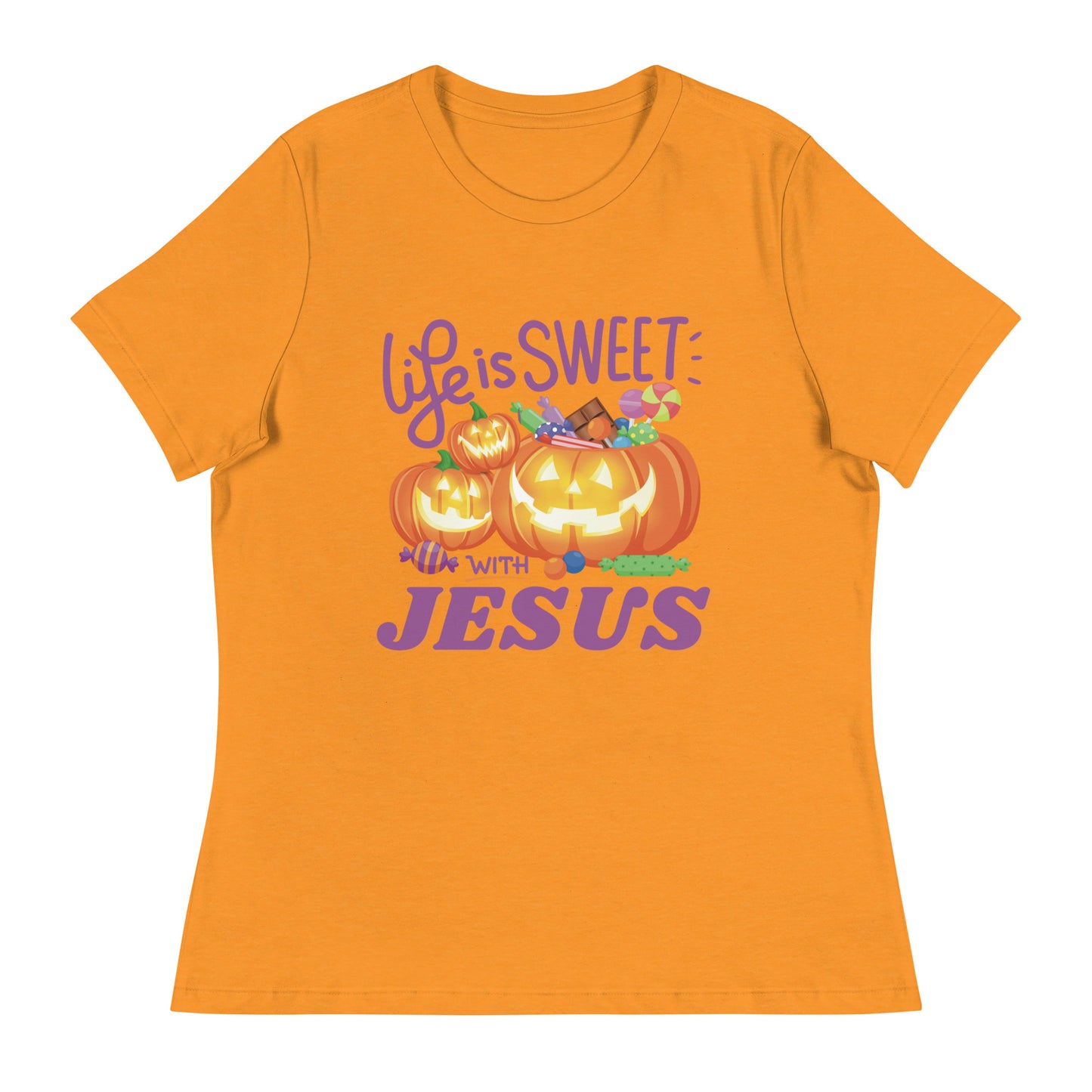 Women's T-Shirt | Life is sweet with Jesus