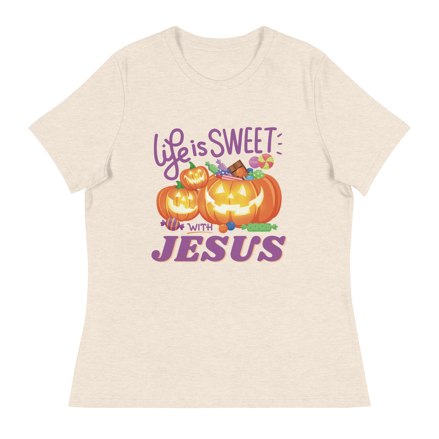 Women's T-Shirt | Life is sweet with Jesus