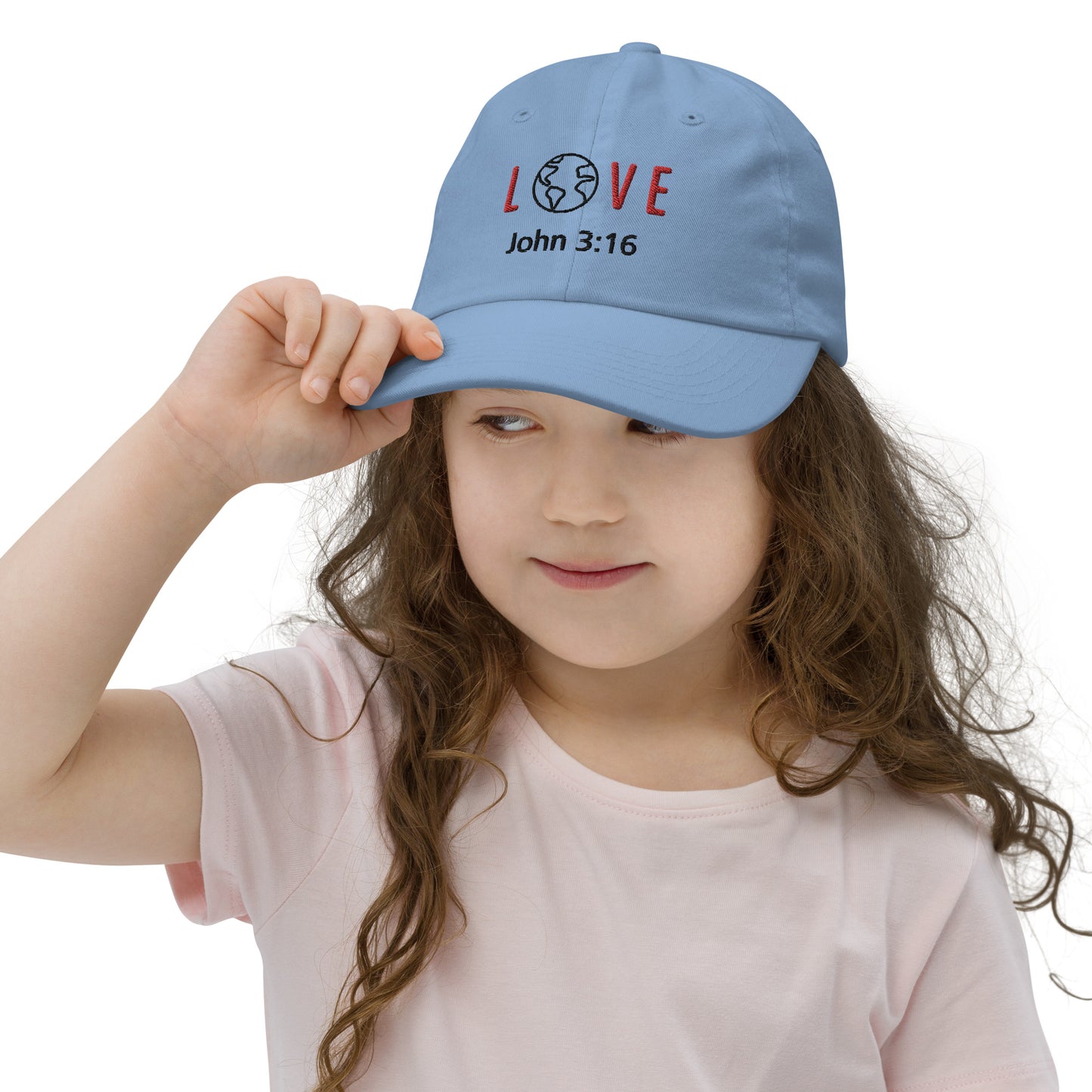 Youth baseball cap | LOVE | John 3:16