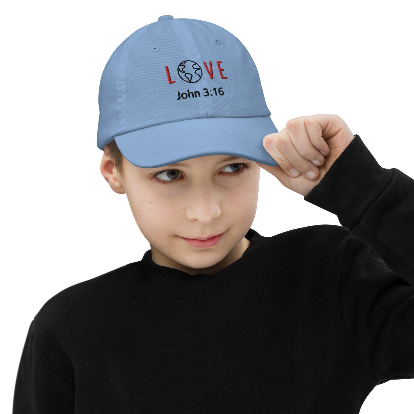 Youth baseball cap | LOVE | John 3:16