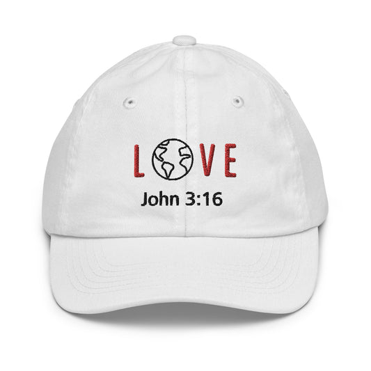 Youth baseball cap | LOVE | John 3:16