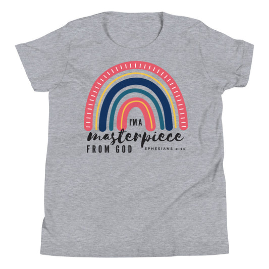 Youth T-Shirt | I'm a masterpiece from God | Ephesians 2:10