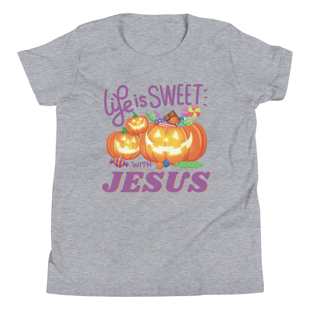 Youth T-Shirt | Life is sweet with Jesus