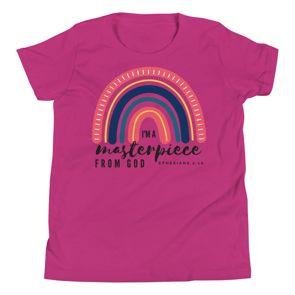 Youth T-Shirt | I'm a masterpiece from God | Ephesians 2:10