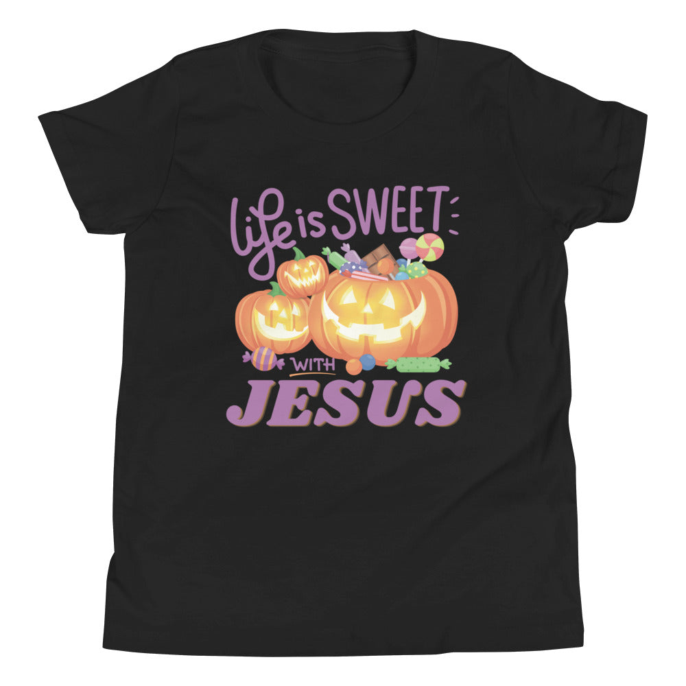 Youth T-Shirt | Life is sweet with Jesus