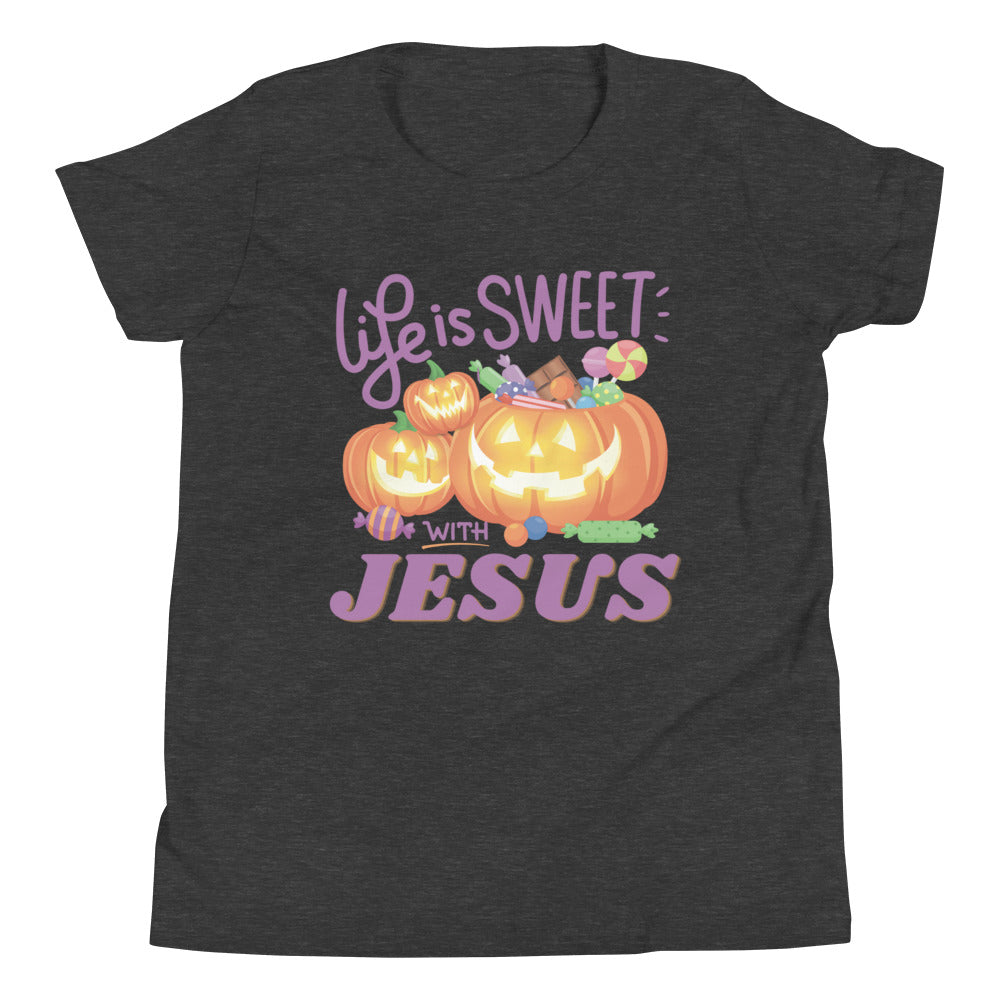 Youth T-Shirt | Life is sweet with Jesus