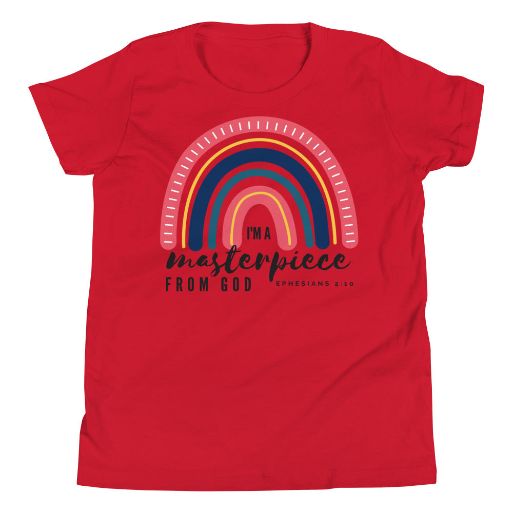 Youth T-Shirt | I'm a masterpiece from God | Ephesians 2:10