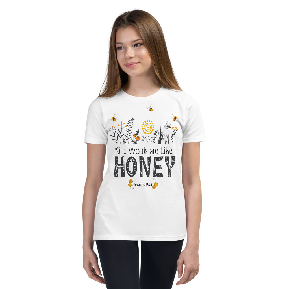 Youth Clothing | Kind Words are Like HONEY | Proverbs 16:24