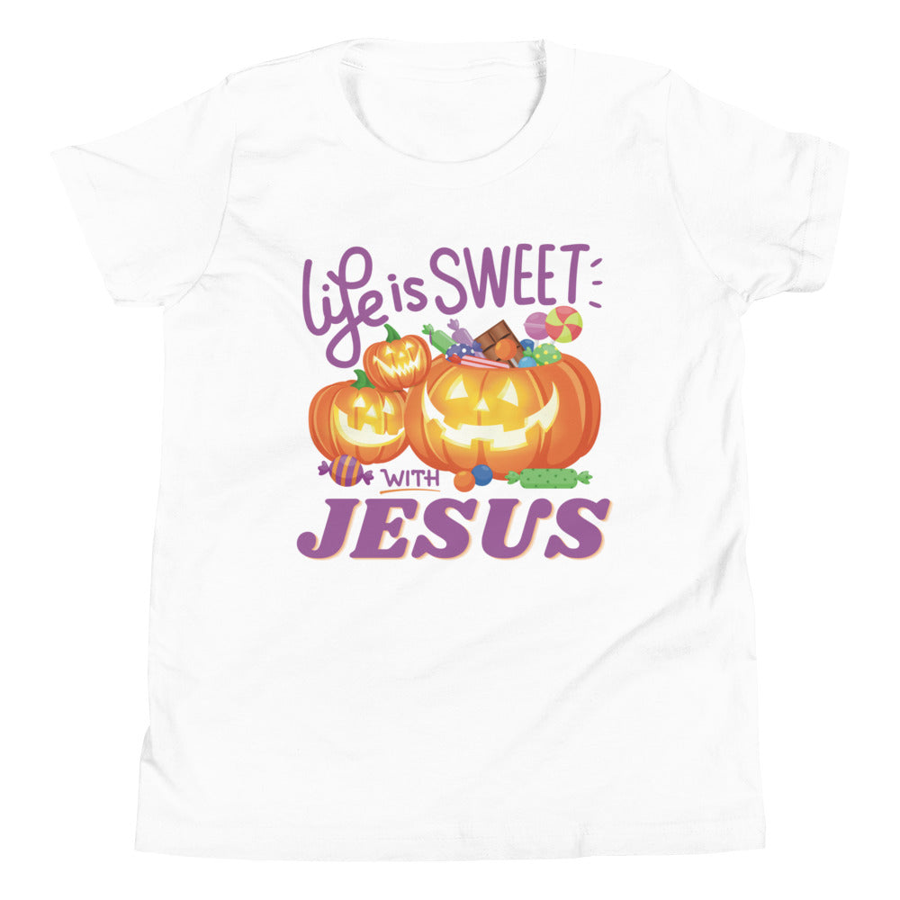 Youth T-Shirt | Life is sweet with Jesus